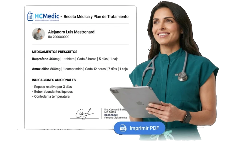 Vista del producto HCMedic